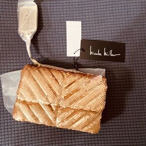 🔥3-$55.🔥BUNDLE🔥NWT ROSE GOLD Nicole Miller Gold Sequin Women's